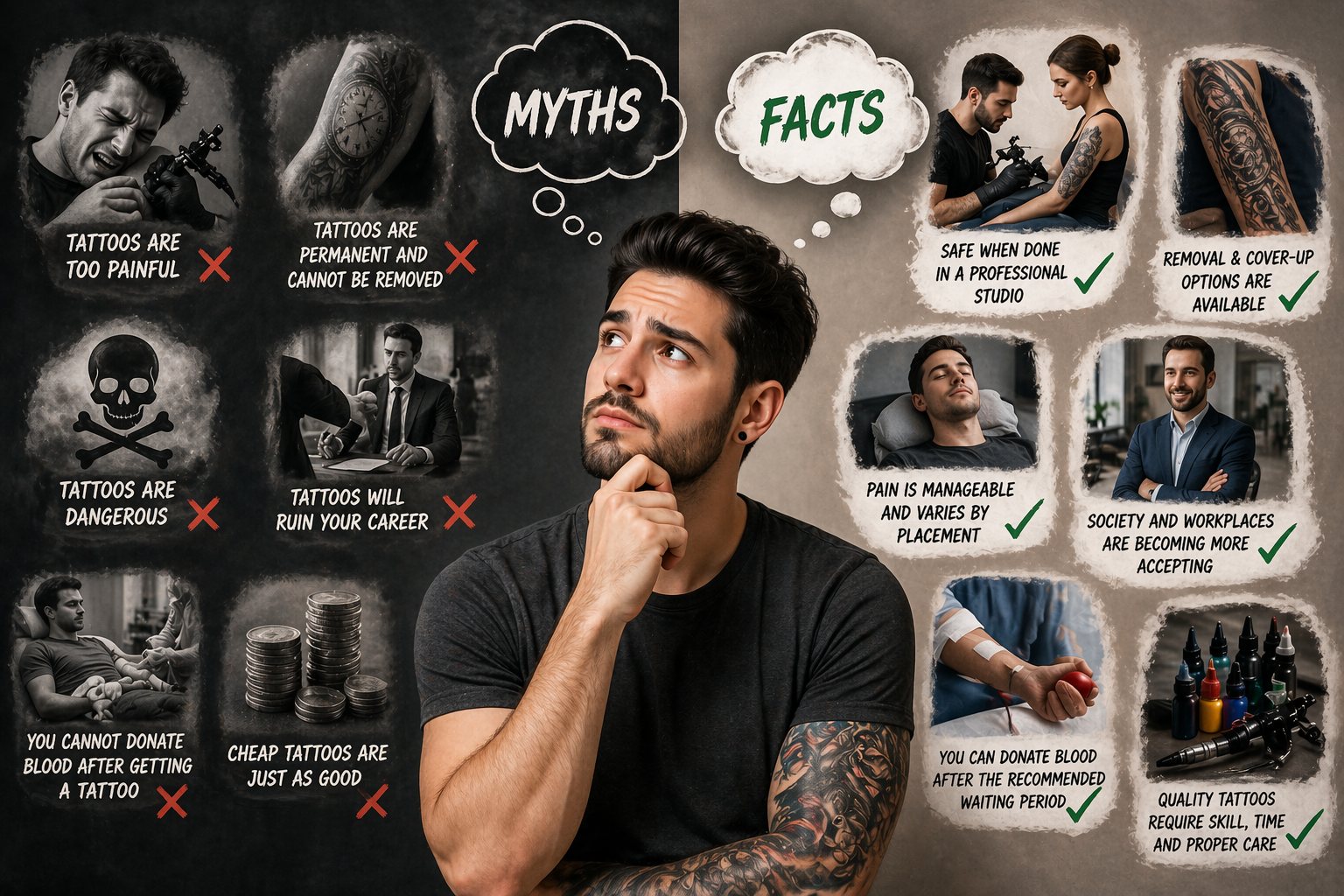 Top Tattoo Myths You Should Stop Believing