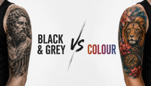 Black & Grey vs Colour Tattoos: