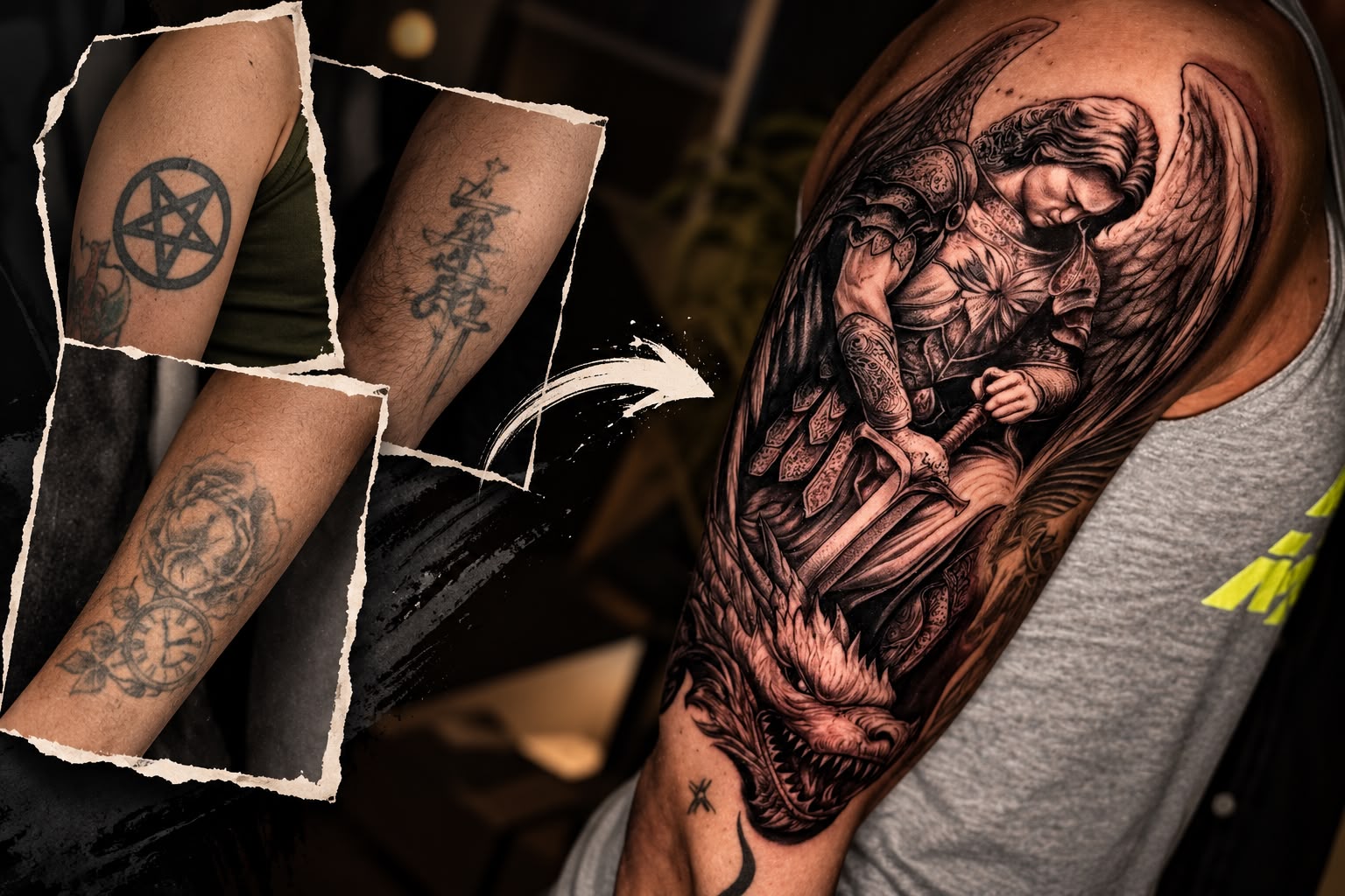 Tattoo Cover-Up Ideas: How to Turn an Old Tattoo Into New Art